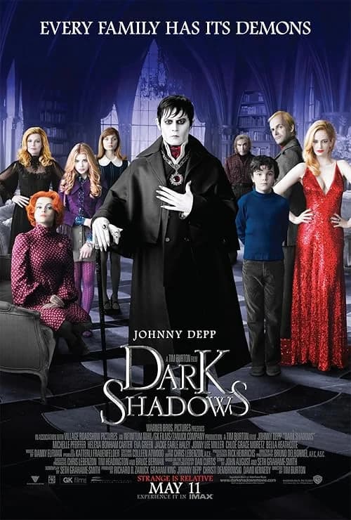 Dark Shadows film posteri